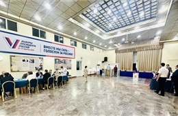 Cử tri Nga tại Việt Nam tiến hành bỏ phiếu bầu cử Tổng thống Liên bang Nga