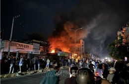 Vụ cháy nhà sách Tuấn Minh ở Bình Phước thiệt hại ước tính trên 5 tỷ đồng