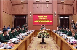 Đại tướng Phan Văn Giang làm việc với Ban Cơ yếu Chính phủ