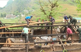 Kịp thời hỗ trợ người dân Hà Giang khắc phục hậu quả của mưa đá, lốc xoáy