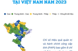 Chỉ số hiệu quả Quản trị và Hành chính công cấp tỉnh tại Việt Nam năm 2023