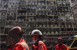 Hỏa hoạn ở Hong Kong: Khẩn trương giải cứu những người bị mắc kẹt