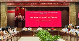 Ban Chấp hành Đảng bộ TP Hà Nội khóa XVII cho ý kiến về 6 nội dung quan trọng