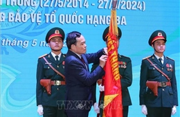 Cục Gìn giữ hòa bình Việt Nam đón nhận Huân chương Bảo vệ Tổ quốc hạng Ba