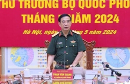 Đại tướng Phan Văn Giang chủ trì Hội nghị thủ trưởng Bộ Quốc phòng