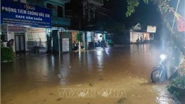 Yên Bái: Mưa lớn kéo dài gây ngập úng nhiều nơi ở xã Cát Thịnh