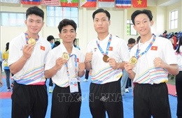 Đại hội Thể thao học sinh Đông Nam Á: Đoàn Việt Nam đang dẫn đầu bảng xếp hạng với 27 HCV