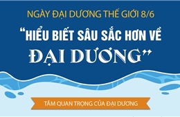 Ngày Đại dương thế giới 8/6: &#39;Hiểu biết sâu sắc hơn về đại dương&#39;