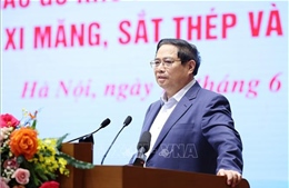Thủ tướng Phạm Minh Chính chủ trì Hội nghị tháo gỡ khó khăn ngành vật liệu xây dựng