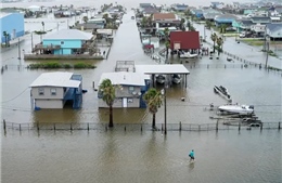 Bão lớn gây lũ lụt khu vực ven bờ Vịnh Mexico