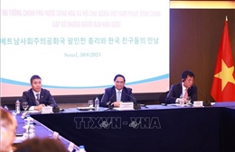 Thủ tướng Phạm Minh Chính gặp gỡ những người bạn Hàn Quốc