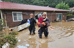 Hàn Quốc tiếp tục hứng chịu mưa lớn nhiều ngày