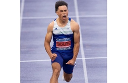 Olympic 2024: Điền kinh Anh đặt kỳ vọng vào &#39;chân chạy&#39; Louie Hinchliffe