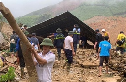 Tìm thấy những nạn nhân cuối cùng trong vụ sạt lở nhà điều hành thủy điện tại xã Nậm Lúc