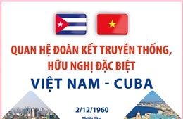 Quan hệ đoàn kết truyền thống, hữu nghị đặc biệt Việt Nam - Cuba