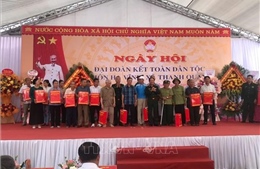 Thượng tướng Trịnh Văn Quyết dự Ngày hội Đại đoàn kết toàn dân tộc ở Hải Dương 