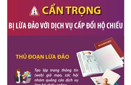 Cẩn trọng bị lừa đảo với dịch vụ cấp đổi hộ chiếu