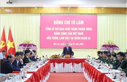 Tổng Bí thư Tô Lâm thăm cán bộ, chiến sĩ Quân đoàn 34 và Binh đoàn 15 tại Gia Lai