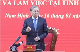 Tổng Bí thư Tô Lâm làm việc với Ban chấp hành Đảng bộ tỉnh Nam Định