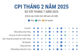 CPI tháng 2 năm 2025