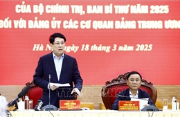 Chủ tịch nước chủ trì hội nghị thông qua dự thảo kết quả kiểm tra Đảng ủy các cơ quan Đảng Trung ương