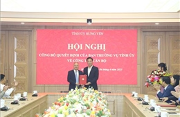 Hưng Yên: Công bố quyết định sáp nhập hai cơ quan báo chí của tỉnh