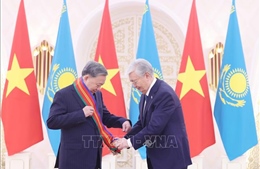 Tổng Bí thư Tô Lâm nhận Huân chương Hữu nghị Dostyk hạng nhất