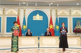 Tổng Bí thư Tô Lâm chứng kiến Lễ trao các văn kiện hợp tác song phương Việt Nam - Kazakhstan