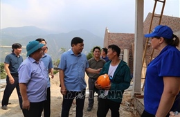 Trên 500.000 USD hỗ trợ các hộ dân Lào Cai xây nhà mới sau bão Yagi