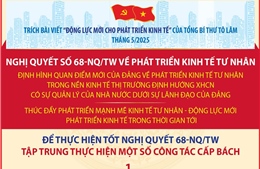 Tập trung thực hiện một số công tác cấp bách để thực hiện thắng lợi Nghị quyết số 68