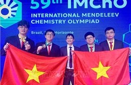 Cả 4 học sinh Việt Nam đều giành huy chương tại &#39;Kỳ thi Hóa học khó nhất hành tinh&#39;: Olympic Hóa học Quốc tế Mendeleev