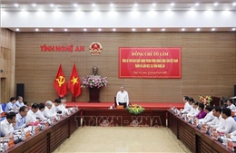 Tổng Bí thư Tô Lâm thăm và làm việc tại tỉnh Nghệ An