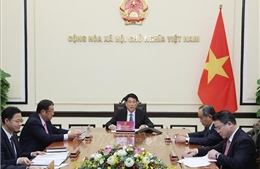 Chủ tịch nước Lương Cường điện đàm với tân Tổng thống Hàn Quốc