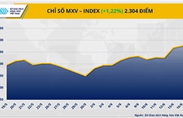 Chỉ số MXV-Index bật lên vùng 2.300 điểm