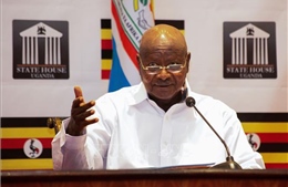 Tổng thống Uganda Yoweri Museveni tái tranh cử nhiệm kỳ thứ 7