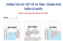 Thông tin chi tiết về 34 tỉnh, thành phố trên cả nước từ 1/7/2025