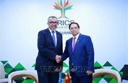 Thủ tướng Phạm Minh Chính tiếp Tổng Giám đốc WHO