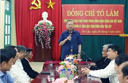 Tổng Bí thư Tô Lâm kiểm tra vận hành hoạt động hệ thống chính trị xã Si Pa Phìn (tỉnh Điện Biên)