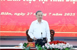 Tổng Bí thư Tô Lâm làm việc với Ban Chấp hành Đảng bộ tỉnh Điện Biên