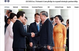 Truyền thông Hàn Quốc tiếp tục đưa tin đậm nét về chuyến thăm của Tổng Bí thư Tô Lâm