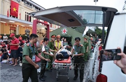 Gần 500 trường hợp được hỗ trợ y tế trong buổi Tổng duyệt sự kiện A80
