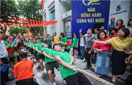 Sôi nổi giải kéo co chào mừng 80 năm Ngày thành lập Thông tấn xã Việt Nam