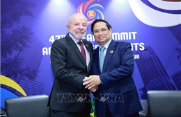 ASEAN 47: Thủ tướng Phạm Minh Chính gặp Tổng thống Brazil Lula da Silva