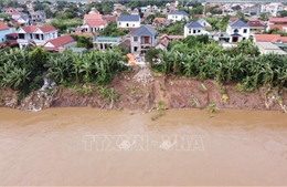 Công bố tình huống khẩn cấp về thiên tai đối với sự cố sạt lở bờ, vở sông đê hữu sông Thao