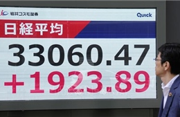 Chứng khoán châu Á phần lớn tăng điểm khi hy vọng Chính phủ Mỹ sớm mở cửa trở lại