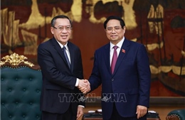 Thủ tướng Phạm Minh Chính tiếp Bộ trưởng Bộ Lao động và Phúc lợi Lào