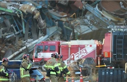 Sập tháp nhà máy nhiệt điện ở Hàn Quốc: Tìm thấy thêm thi thể nạn nhân