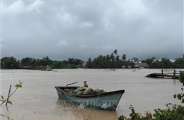Lũ trên các sông ở tỉnh Khánh Hòa đang lên nhanh