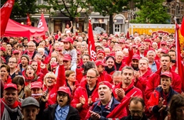 Bỉ đối mặt nguy cơ tê liệt toàn quốc trong cuộc tổng đình công lịch sử