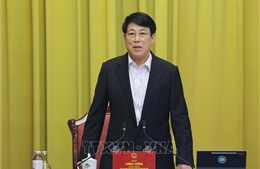 Chủ tịch nước Lương Cường chủ trì họp giao ban với Văn phòng Chủ tịch nước